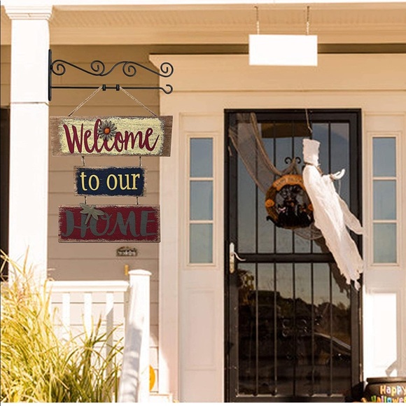 NWT HCX Black Wall Garden Flag Holder Stand Wall Stand Mailbox Pole Hanger Porch - Picture 6 of 9